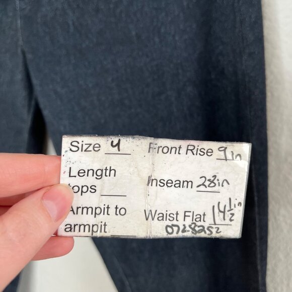 J.Jill Womens size 4 Dark Wash Stretch Denim Mid Rise Skinny Jeans - Picture 11 of 12